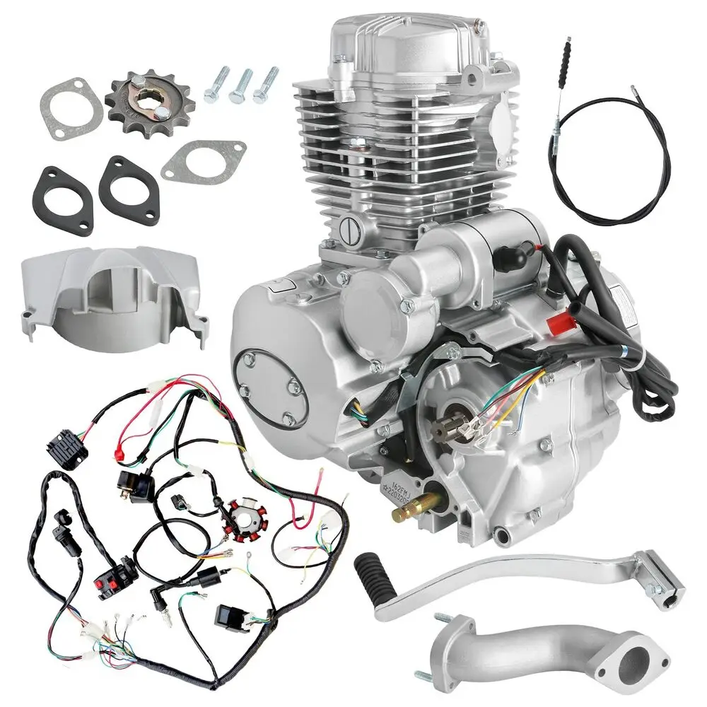 

CG 150cc ATV Engine Motor + Reverse 150cc Quad 4 Stroke Go kart 3 Wheeler Trike