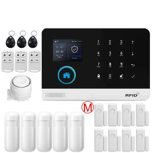 GSM Alarm System for Home Works with TUYA Smart Home App Burglar Security 433MHz 2G WiFi Alarm Wireless Control PG103 - Image 18