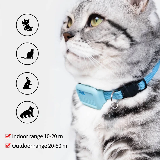 Localizador de prevención de pérdidas de rastreo para perros y gatos,  herramienta impermeable antipérdida, localizador GPS para mascotas