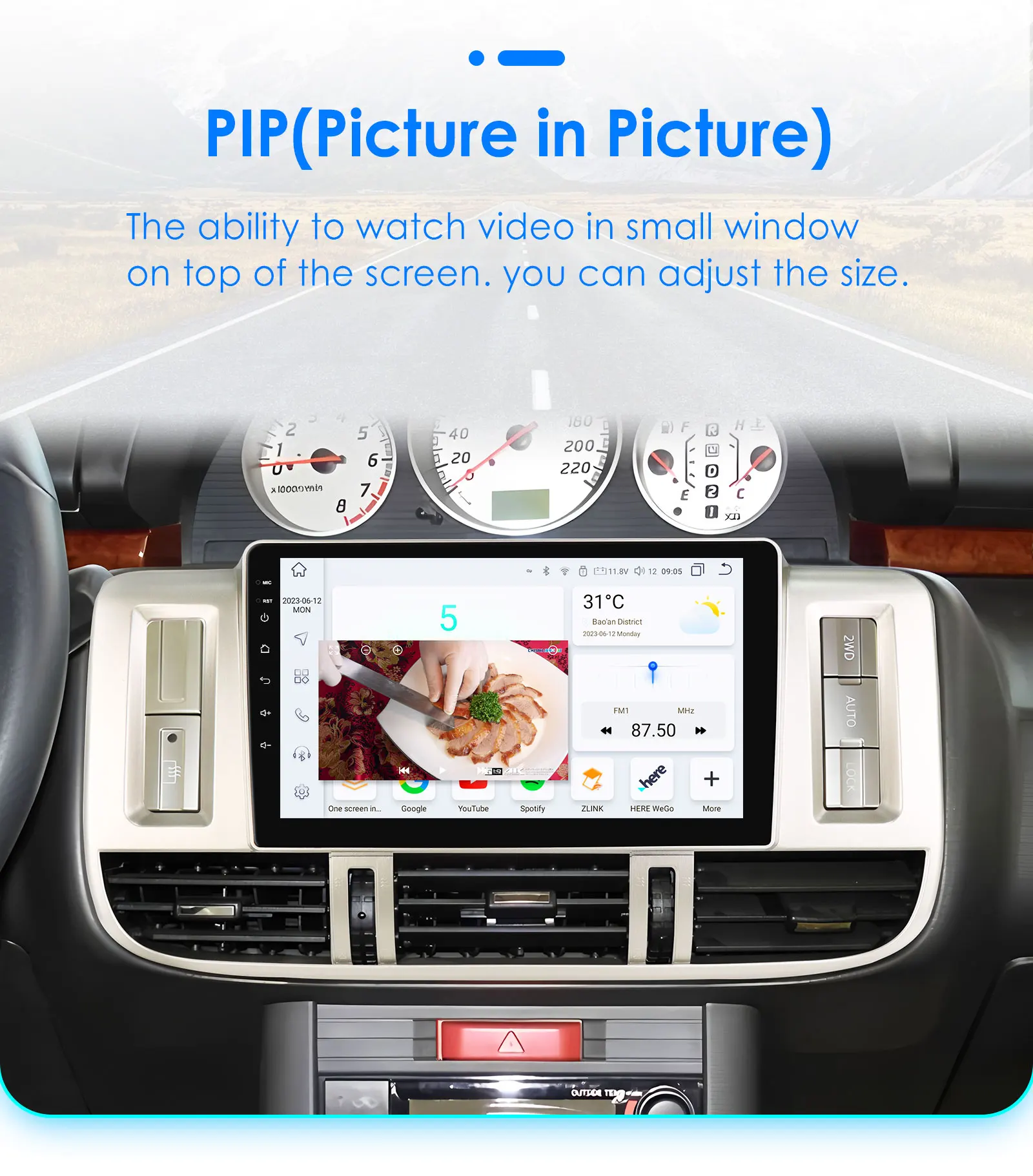 Android 14 Autoradio für Nissan X-Trail 1 T30 2000-2009 X-Trail Multimedia-Videoplayer GPS 360-Kamera Carplay 2din RDS DSP Bildschirm – Detail 35
