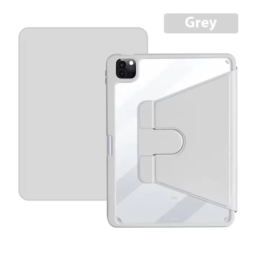 360-Degree Rotating iPad Case with Pencil Holder
