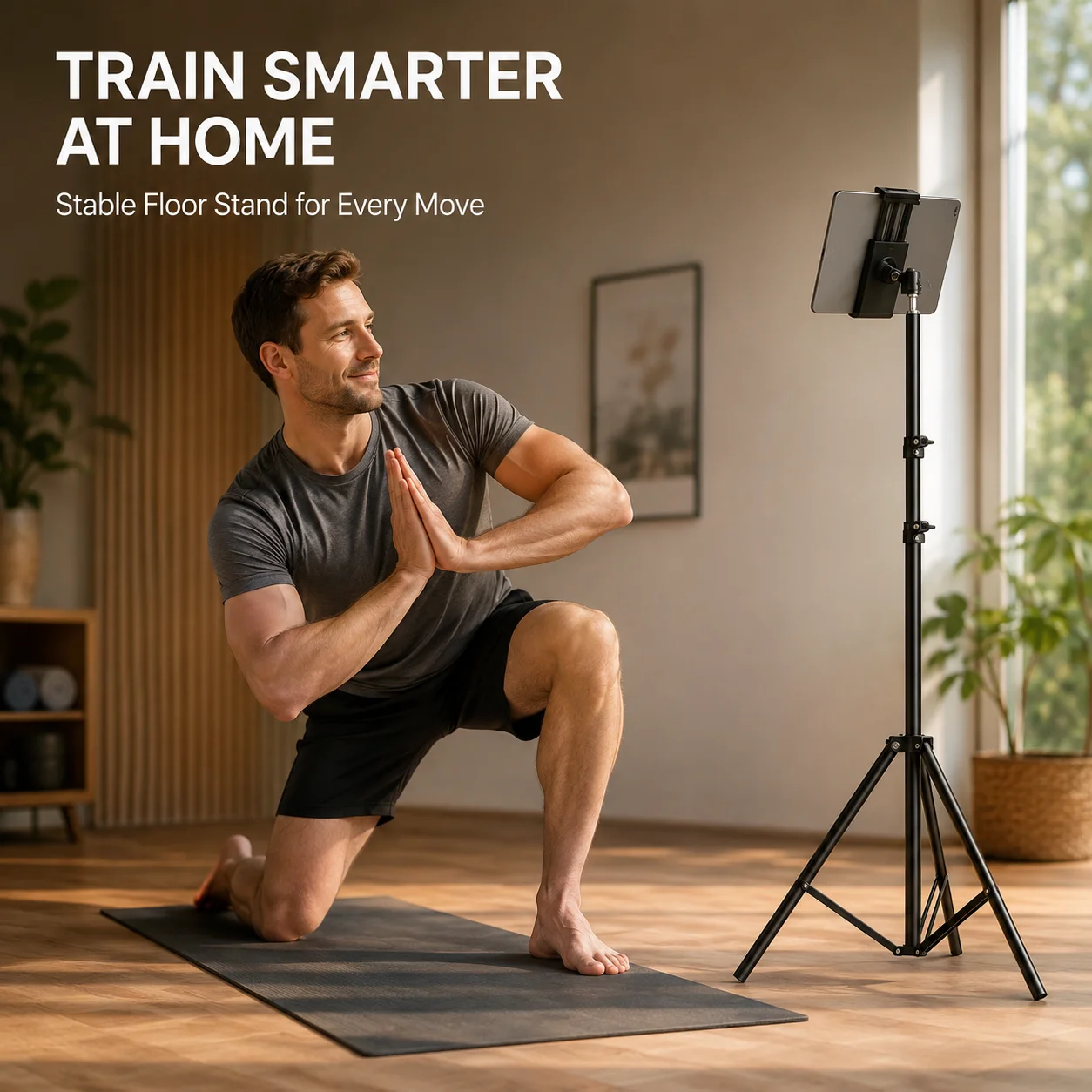 Supporto Treppiede Regolabile 1.6m/2m, Supporto Universale per Telefono e Tablet, Staffa Pieghevole per Live e Video - immagine 4