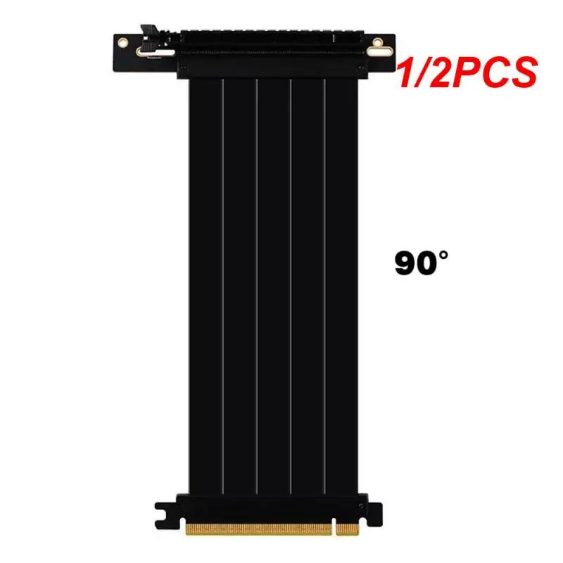 

1/2PCS 15/20/25/30/40/50/60cm tam hız 3.IE X16 yükseltici kablo grafik kartı uzatma kablosu GPU PCI-E esnek korumalı genişletici