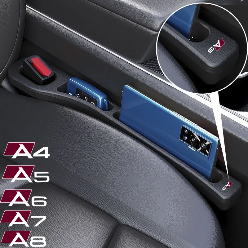 2 pcs car seat splicing plug strips car gap fillers for AUDI A3 A4 A5 A6 A7 A8 car seat gap filler