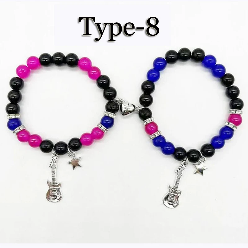 Passende Spinnen-Freundschaftsarmbänder für beste Freunde, Paare, Spinnen-Magnet-Paar-Charm-Armband für BFF Sister, 2er-Set – Detail 17