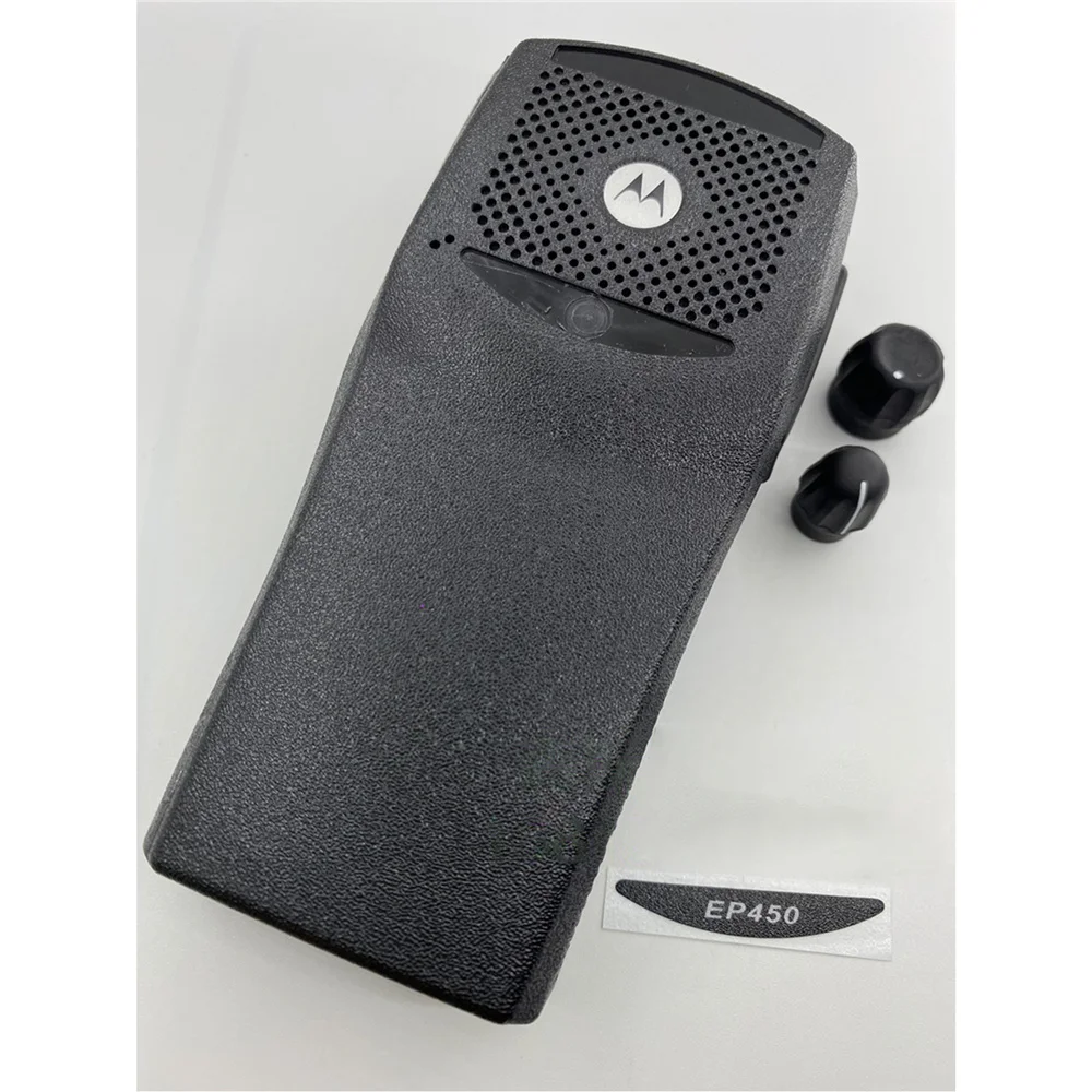 

Walkie-talkie Case With Switch Knob Cap Label Spare Shell Without Key For EP450 CP140 PR400