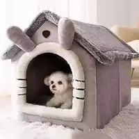 Thickened Pet Warm House Cat And Dog House Winter Warm Universal For All Seasons Detachable And Washable Cute New Comfortable 4