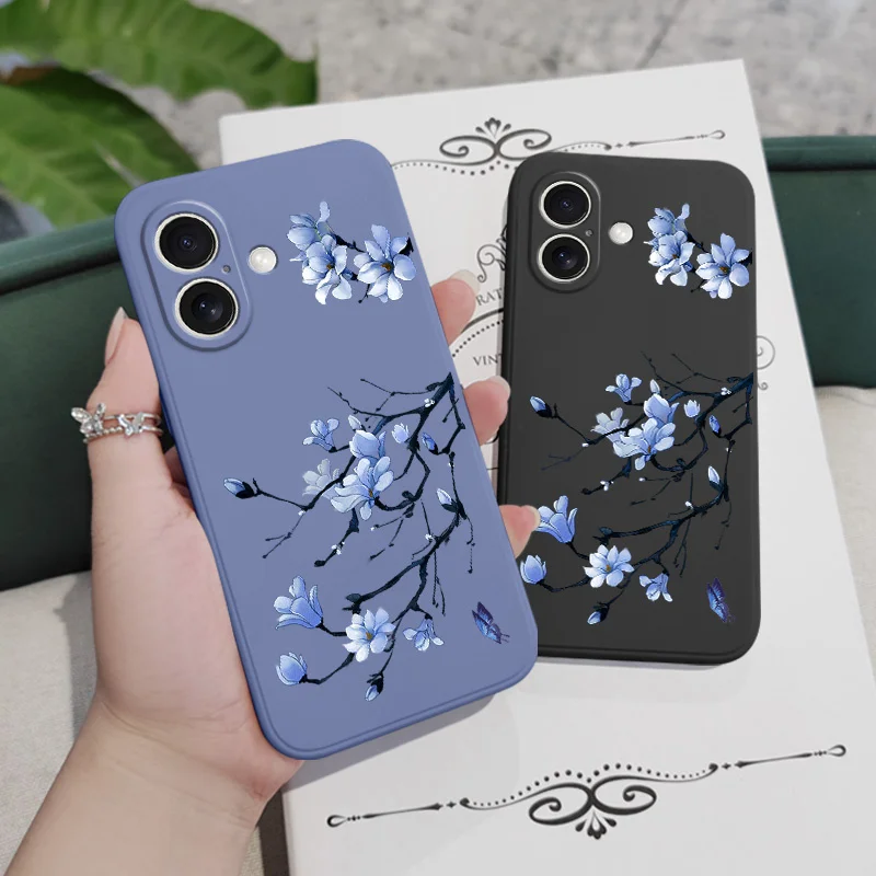 Blooming Orchid Silicone Phone Case Cover