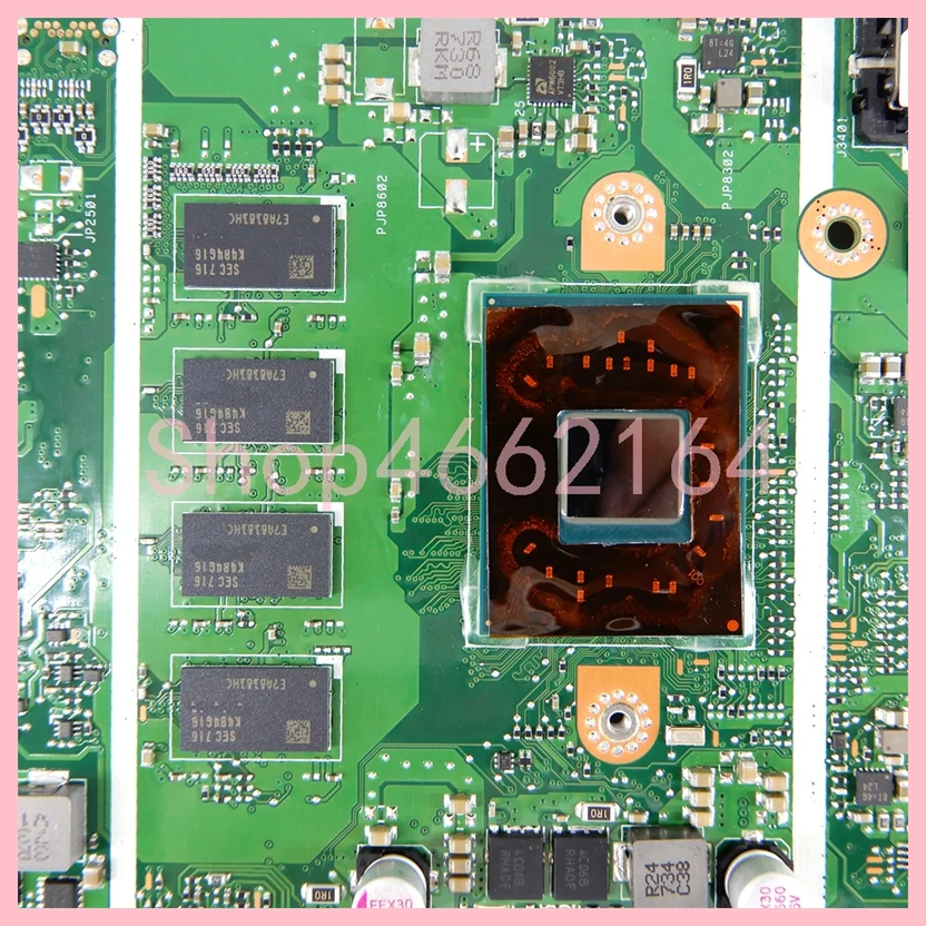 Placa-mãe Portátil para Asus X541na N3350 N3450 Cpu 4g-ram Notebook Mainboard X541 X541n X541na 100 Testado ok - Imagem 4