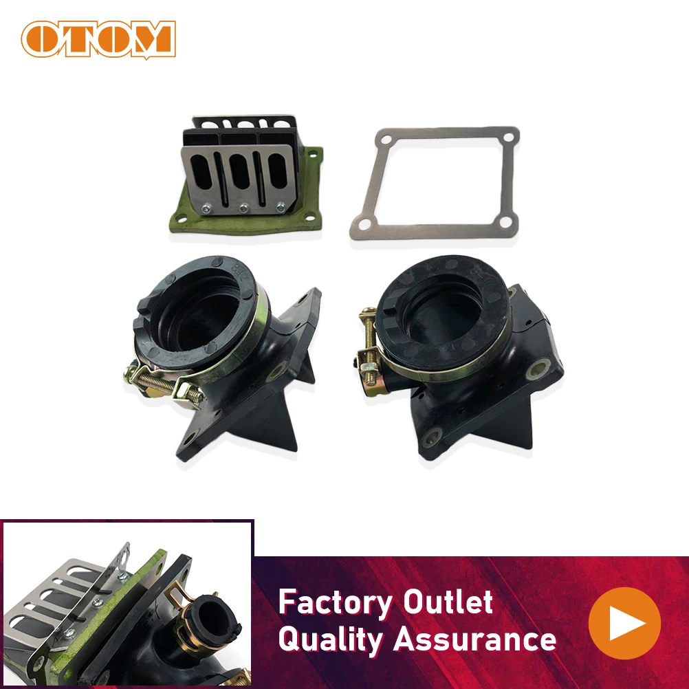 Otom Moto Valve Assy Scooter Collettore Di Aspirazione Reed Valve Assembly Per Yamaha Dt230 Mt250 Dirt Pit Bike Atv Parti Fuoristrada