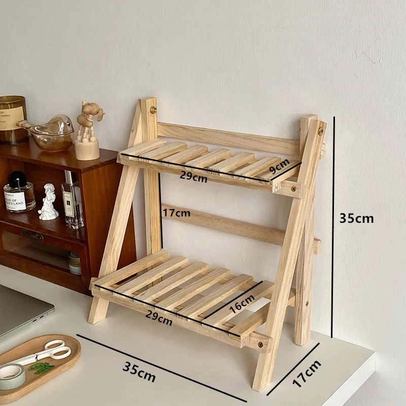 Tree Bookshelf, Estantería de madera de bambú de nivel de soporte