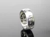 Memento Mori Skull Men's Biker Ring, Antique Stainless Steel Till Death Rings Wrapped Text for Men 3