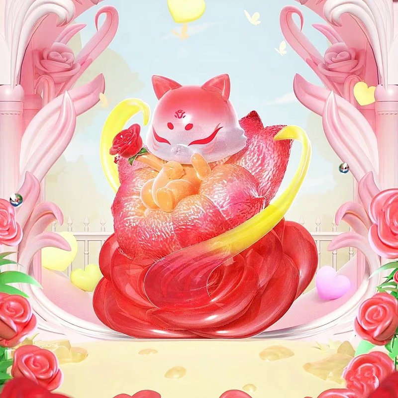 Genuine Ancient Nine Fox Rose Fairy Elevator Blind Box Handmade