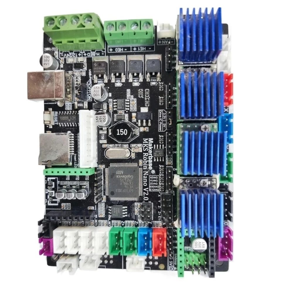 Original FLSUN V400 Part Motherboard Mainboard MIK Robin Nano TMC2226 Original flsun v400 part motherboard mainboard mik robin nano tmc2226