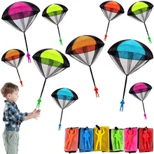 

1PC Parachute Toy Children Flying Throwing Hand Throw Army Man Toss It Up and Watching Landing Outdoor Toys for Kids Adults Gift