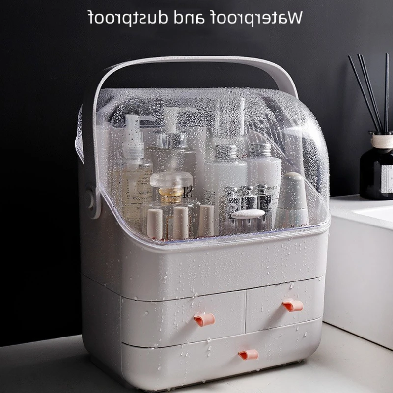 

Makeup Organizer Large Capacity Cosmetic Storage Box Drawer Jewelry Nail Polish Makeup Container Portable Cosmetic Organizer Box