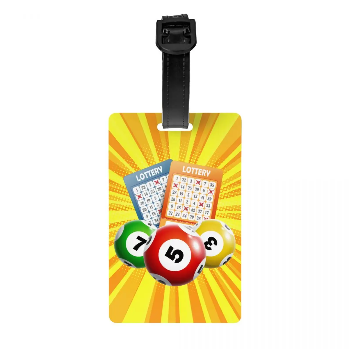 

Hot Game Bingo Luggage Tag Suitcase Baggage Privacy Cover ID Label