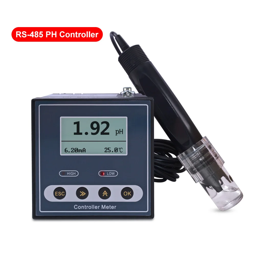 Original Online Industrial PH Controller ORP Meter Monitor Digital 0.02 PH 1MV U