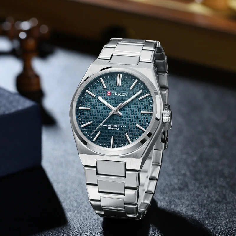 CURREN 8439 أفضل ماركة ساعة رجالي الأعمال الفاخرة...