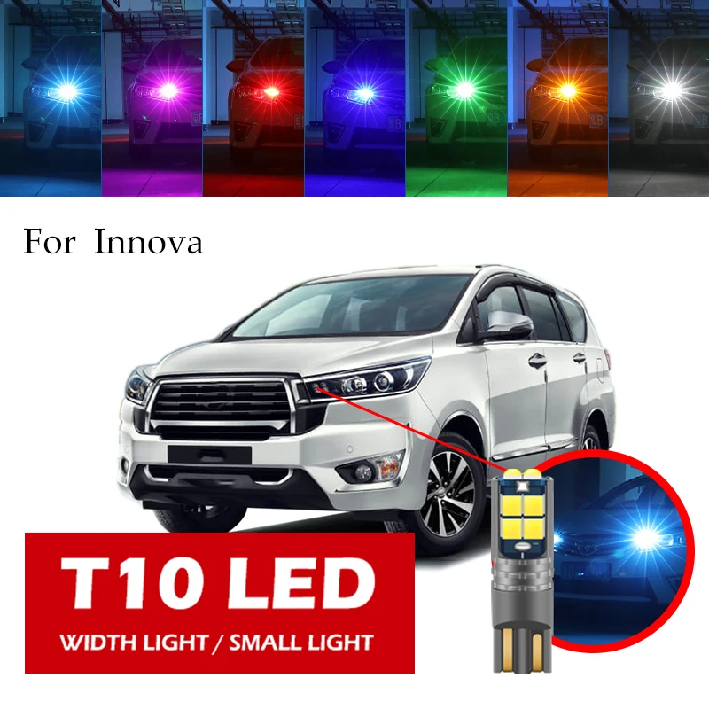 

1ps T10 LED W5W For Toyota Innova Side Door Light, Small Headlight, Car Boot, License Plate Light