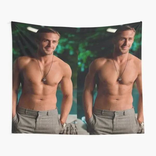 Ryan Gosling Tapestry Wall Towel Travel Decoration Blanket Printed Mat Home Bedroom Yoga Bedspread