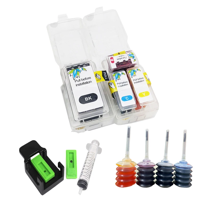 Vilaxh 540 para Canon Pg540 Cl541 pg 540 xl cl 541 xl para Pixma Mg3150 Mg3250 Mg3550 Mg4250 Impressora Cartucho Inteligente Kit de Recarga - Imagem 5
