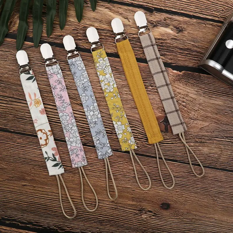Pacifier Chain Pacifier Clip Pacifier Accessories Teether Clip Baby Pacifier Clip Cotton Rope