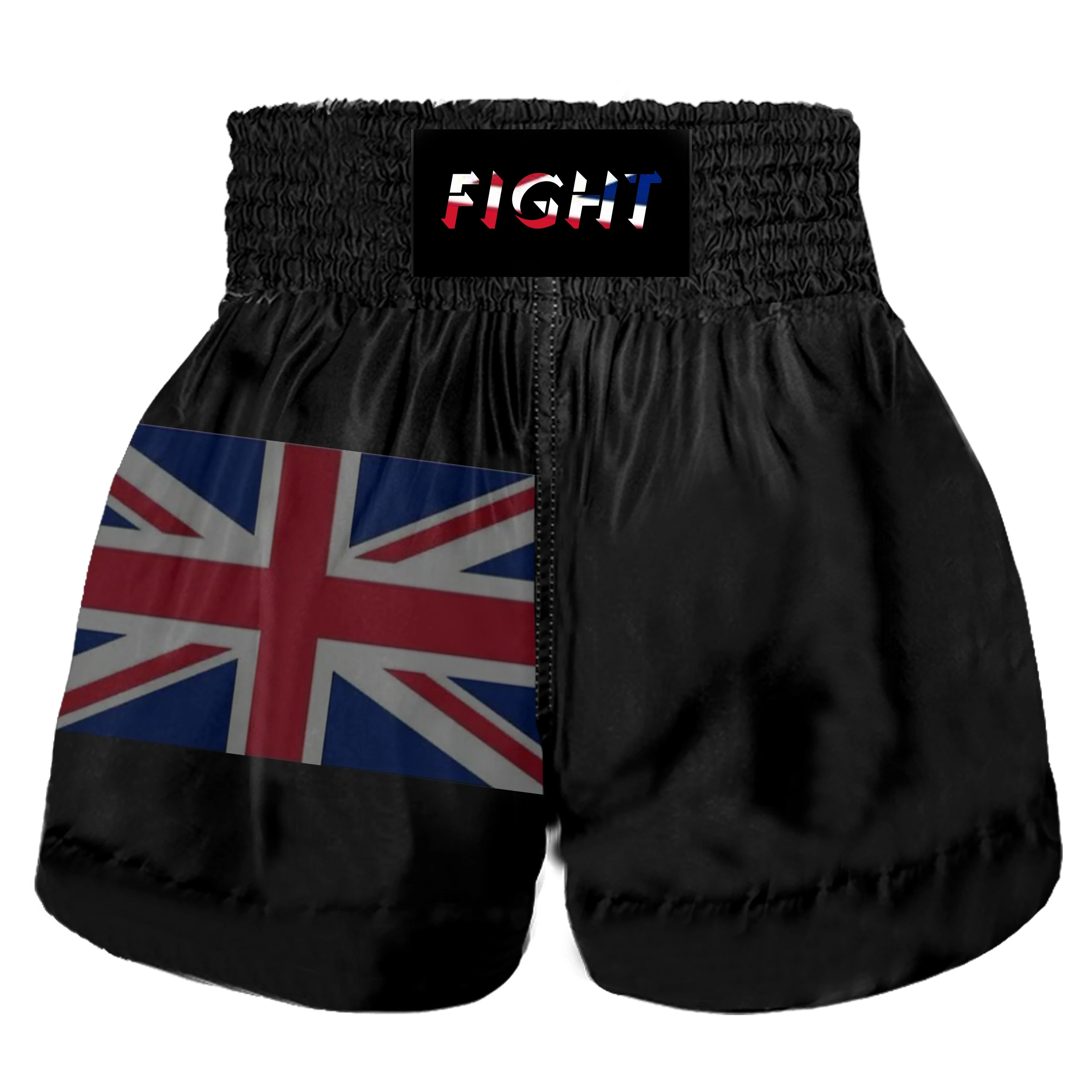 Men's and women's Muay Thai shorts Brazilian Jiu-jitsu Taekwondo boxing shorts flag mixed martial arts fitness