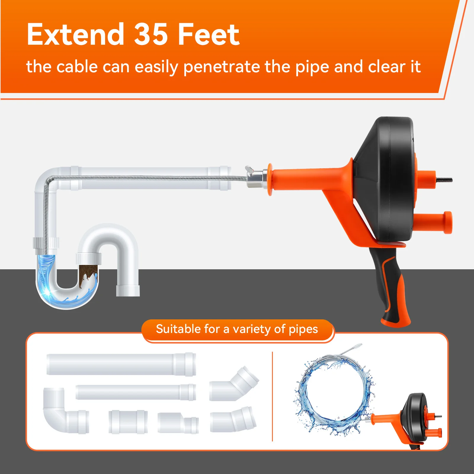 Why This 10m Drain Auger Is the Only Plumbers' Tool I Keep in My  Basement Closet