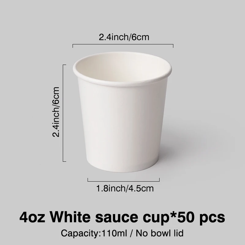 thumbnail image 1 of Vaso de papel desechable para salsa, vaso pequeño para ingredientes, vaso de papel kraft con doble revestimiento, caja para frutos secos, envase para pudín, helado, vaso para fiesta, pastel, 1 of 5