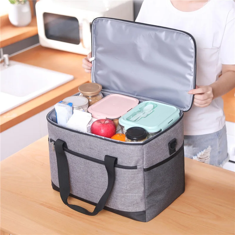 Lunch Bag Cooler Bag Fashion Large Capacity Leakproof for Men Women Outdoor Travel Picnic