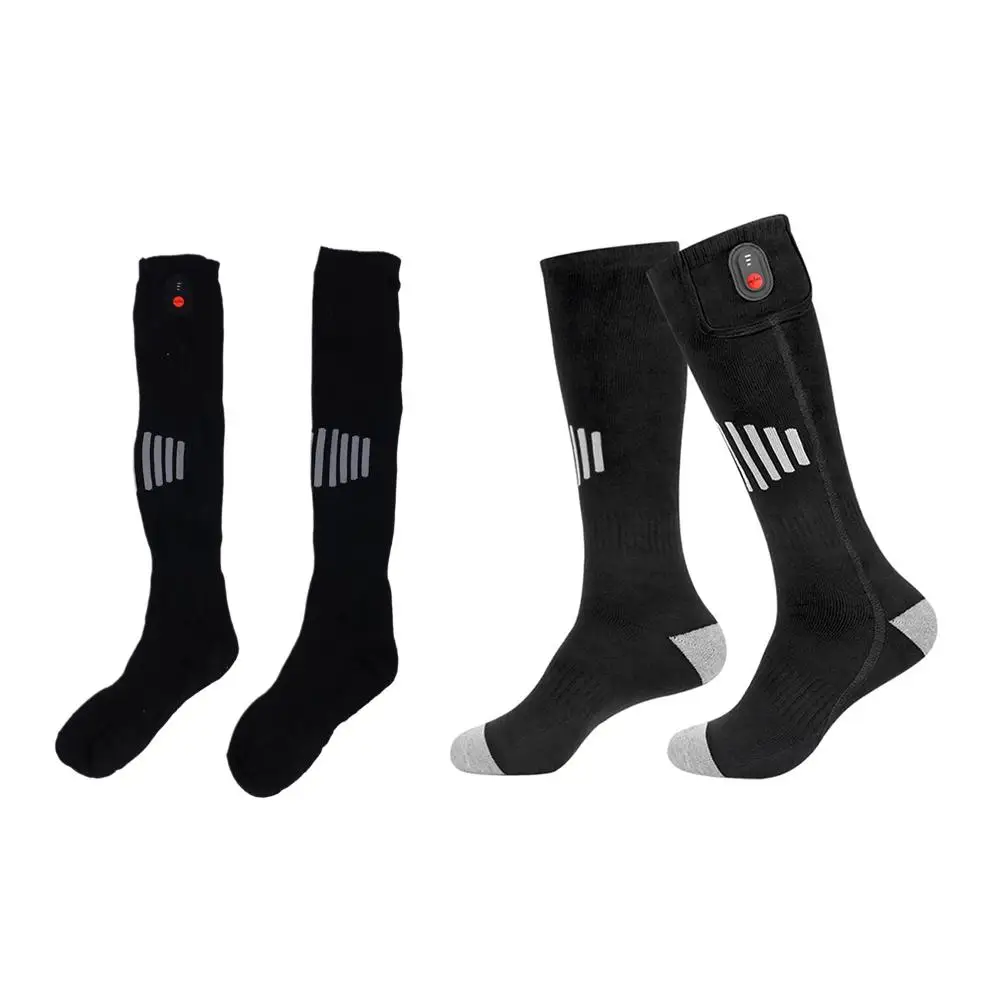 Electric Thermal Socks Adjustable Warm Comfortable Socks Rechargeable Socks Winter Cycling Heated Fishing Anti-Cold Camping S7R7