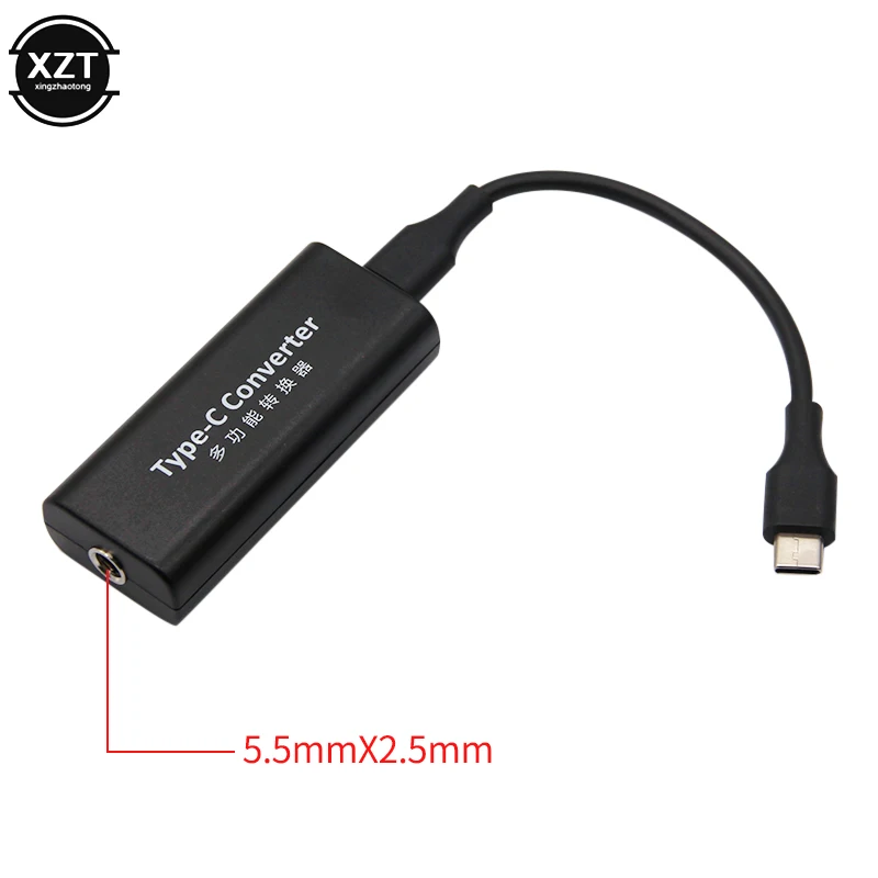 

Type-c Multi-function Converter For Lenovo Square Interface DC To Type-c ConverterFor MacBook Power Adapter 5.5X2.5MM 45W