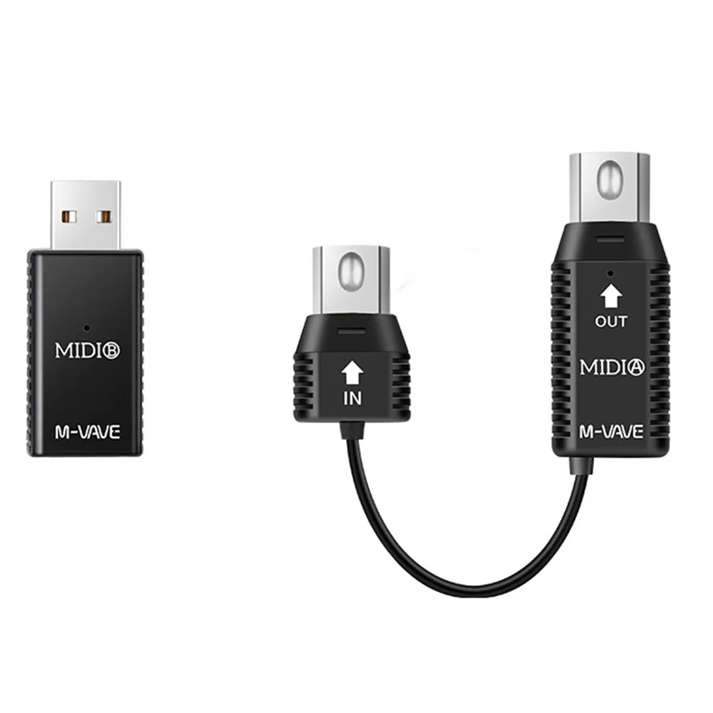 Nuovo Pratico Cavo Midi A Usb Controller Midi Pagina Turner Tastiera Per Pianoforte Connettore Usb Wireless A 5 Pin In Plastica