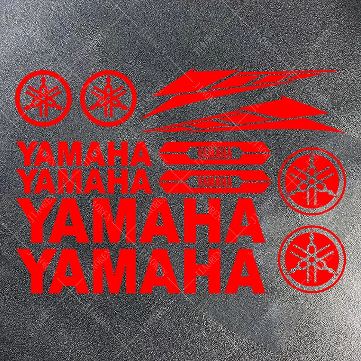 Yamaha Motorycyle Stickers Laser Colorful Motorcross Body Helmet Fuel