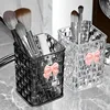Clear Acrylic Makeup Brushes Storage Box Desk Cosmetic Organizer Lipstick Storage Nail Polish Display Stand Rack Jewelry Case 3
