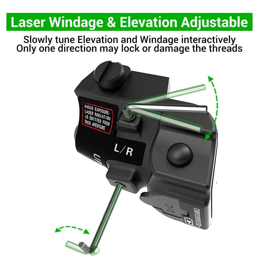 Tactical Mini Laser Sight Compact Pistol Mini Laser Sight Green/Blue Lsaer Pointer Taurus G2C G3C 9mm TS9 Glock 17 19 Hunting