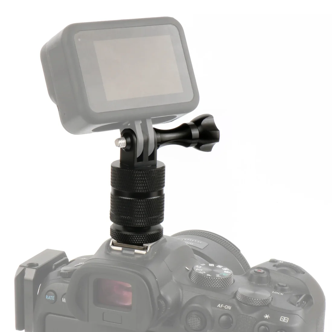 360 drehbare Kaltschuh-Stativ adapter halterung für Gopro 13 Osmo Action 4 Kamera käfig Monitor halterung Blitzring Licht halter – Detail 27