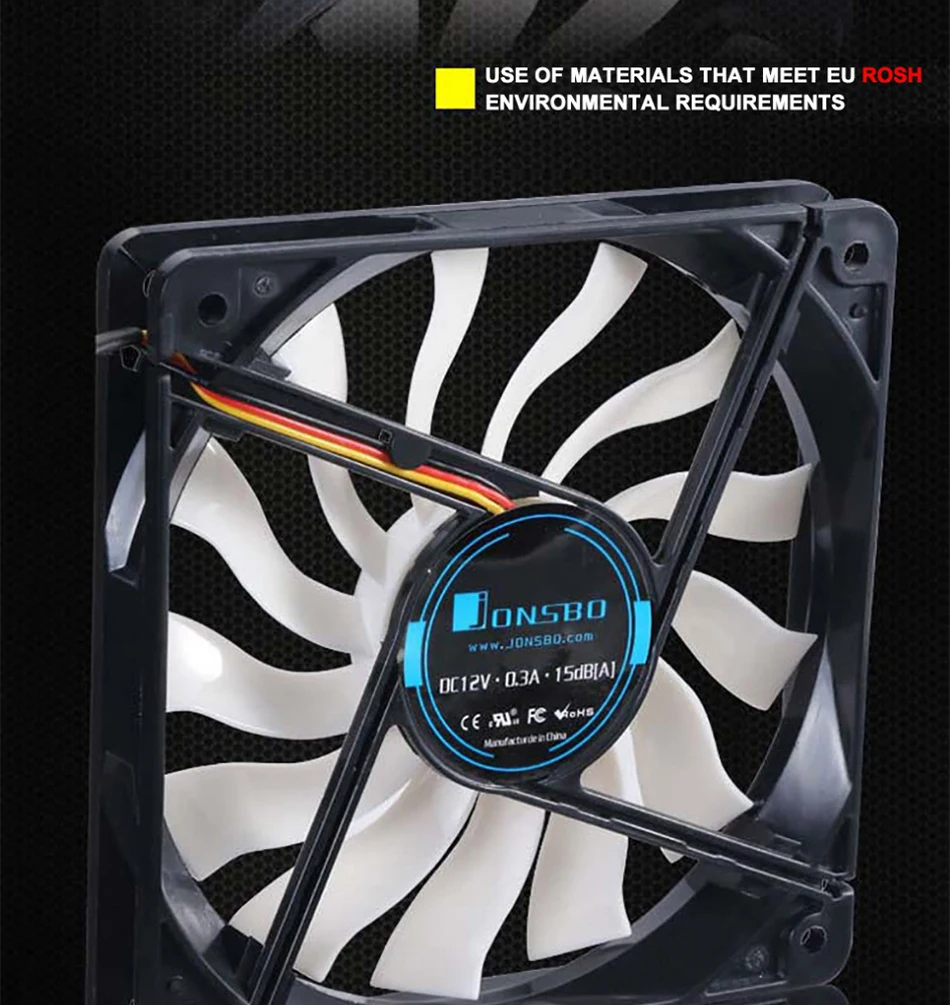 Cooler CPU, caixa do PC do chassis, 120mm, 20mm, 12020