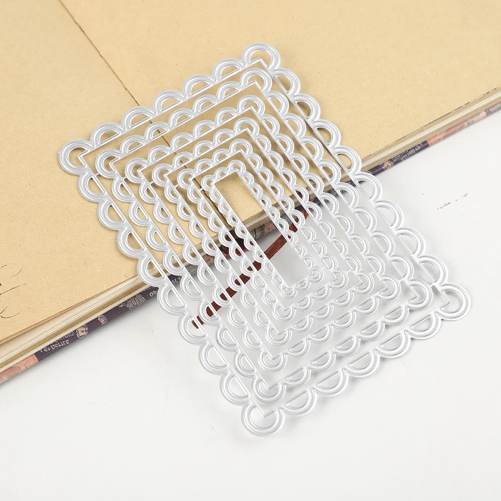 보투투유 메탈 커팅 다이 5.4x3.6/in DIY 카드 스크랩북 다이어리 장식 엠보싱 템플릿 핸드메이드 2026 신제품