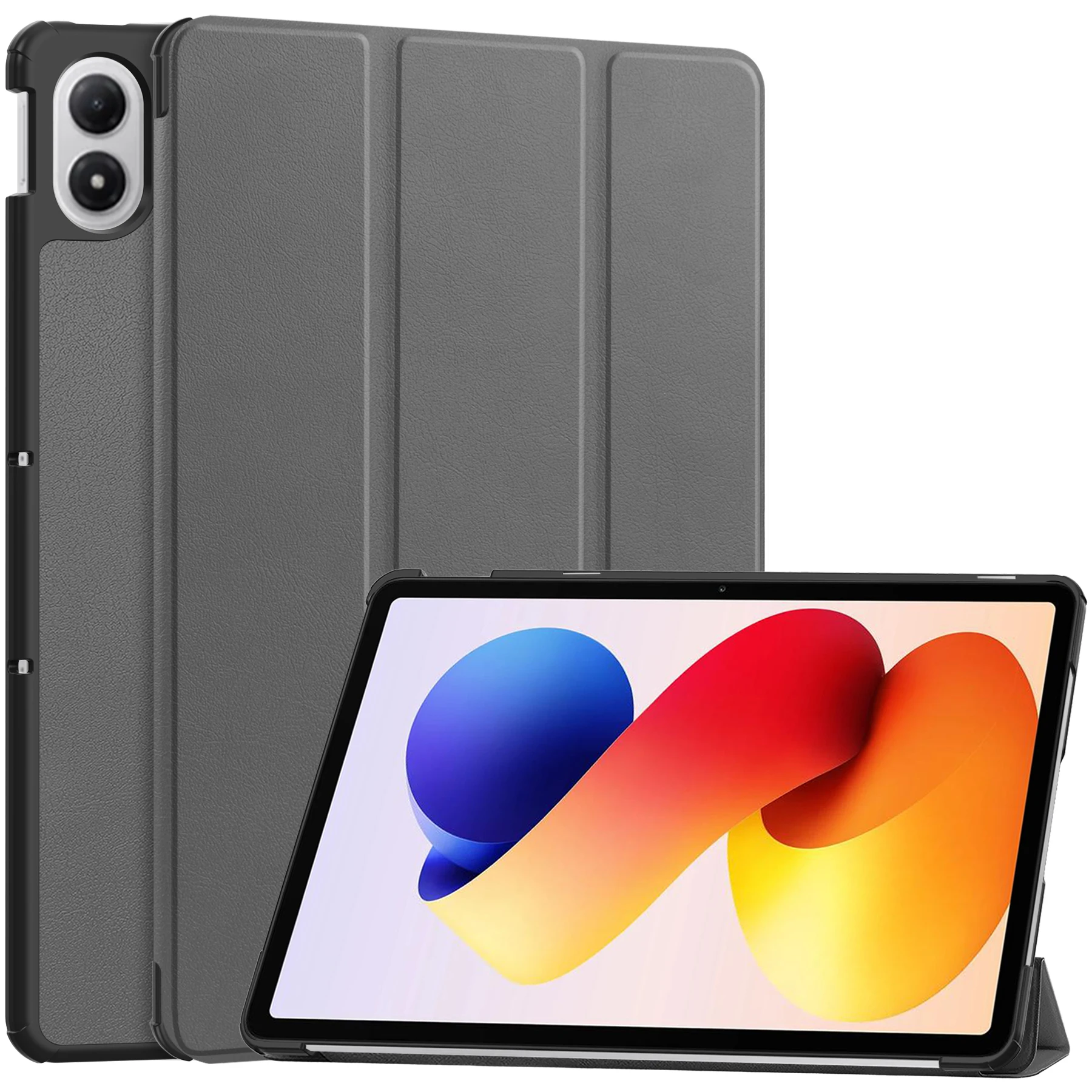 Premium PU Leather Tri-Folding Kids Stand Magnetic Tablet Cover