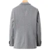 Classic Mens Office Dress Jackets Quality Casual Business Lapel Windbreak Coats Top Autumn Winter Blended Wool Jacket Streetwear 6