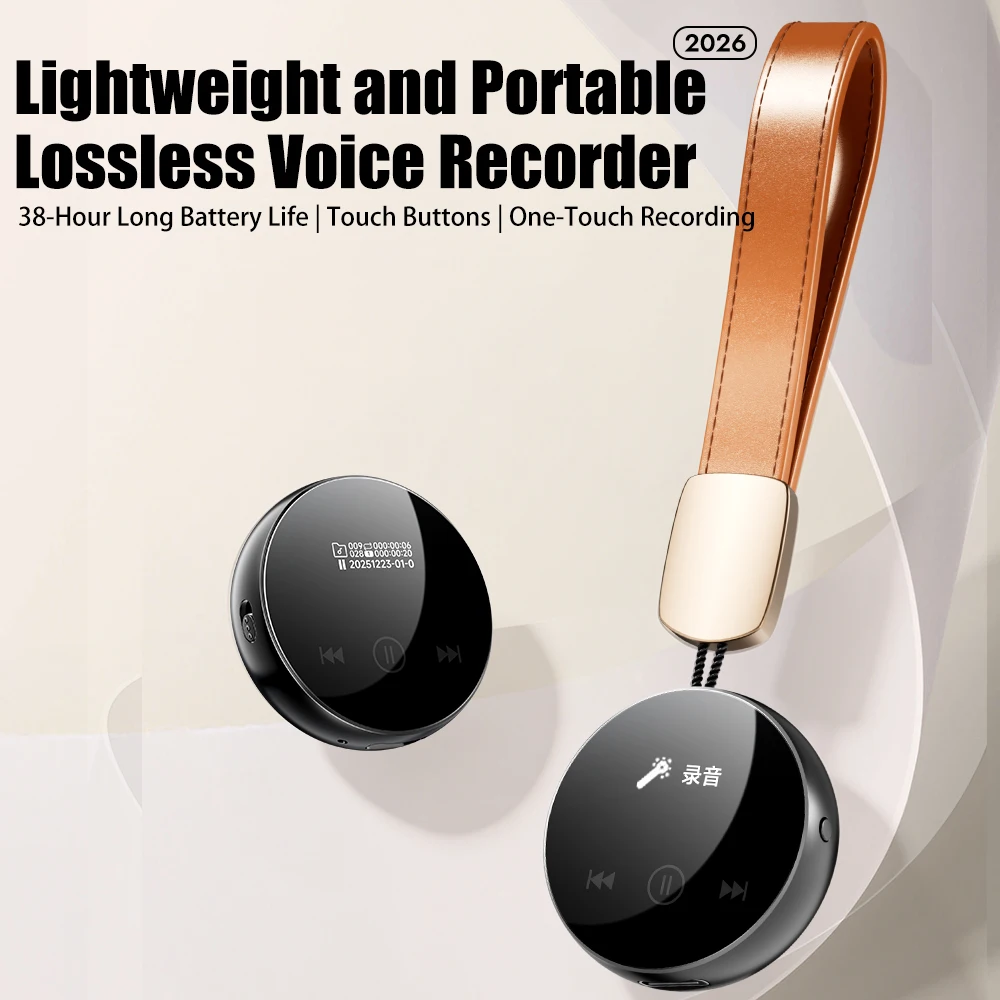 Mini magnetic voice recorder compact design
