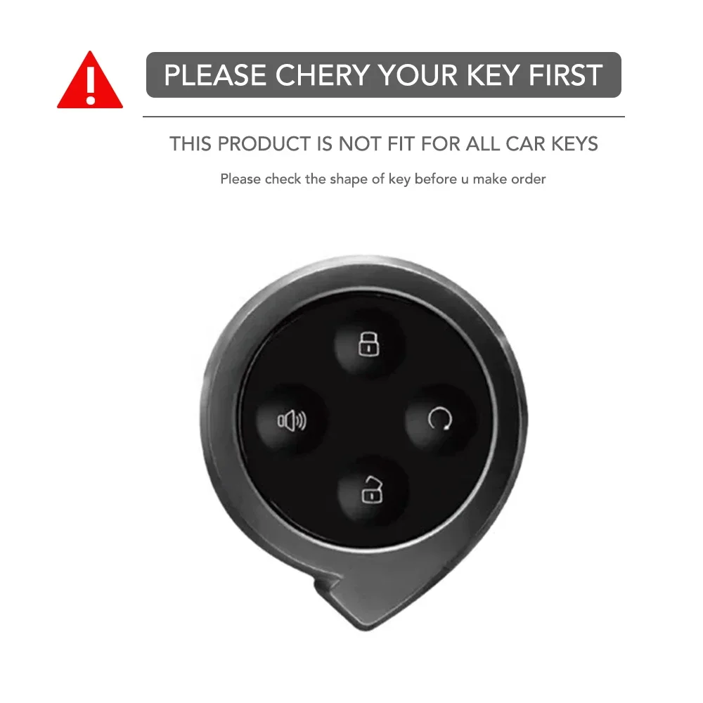 Soft Flexible Silicone Smart Key Guard with Keychain Chain