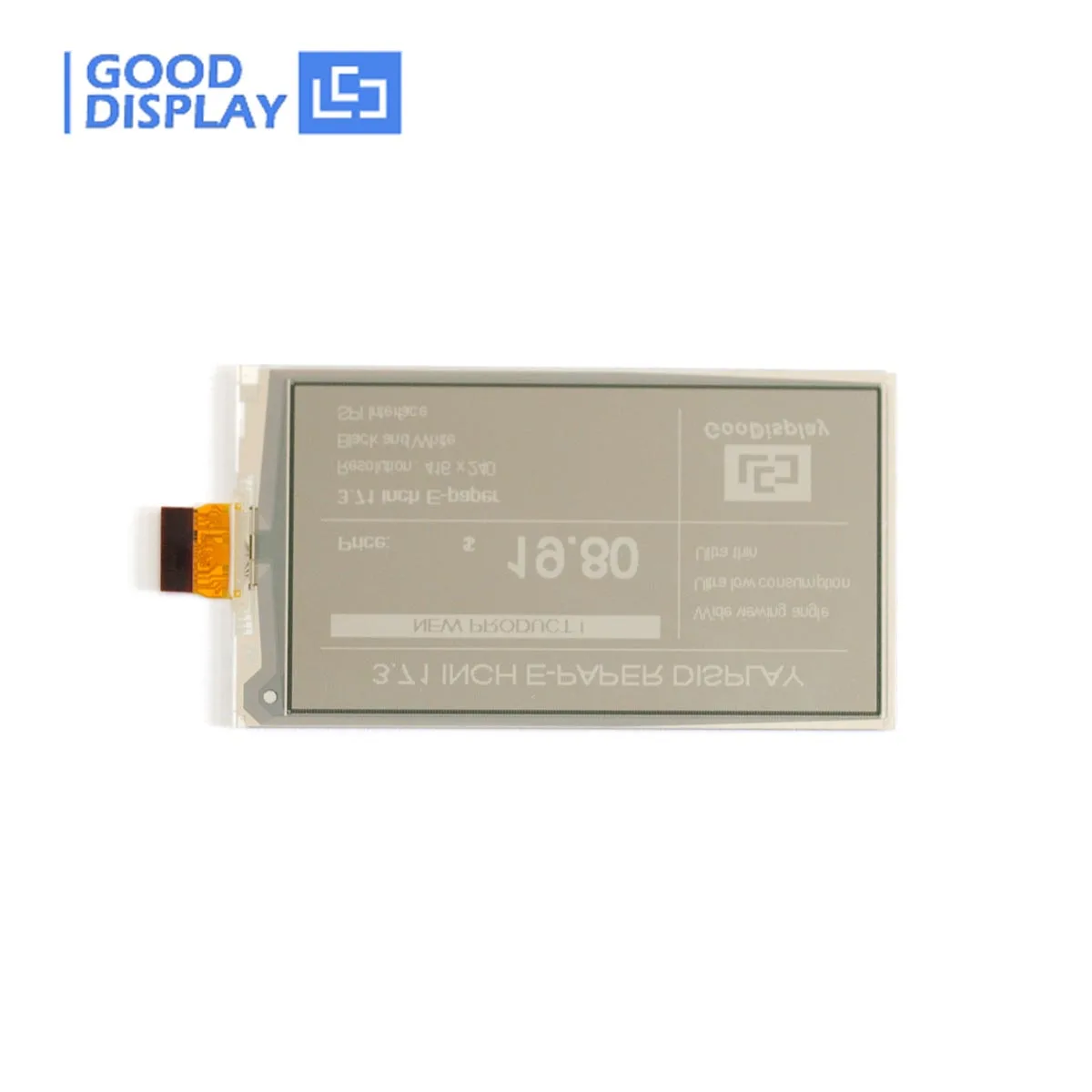 Polegada E-paper Display Preto e Branco Grayscale E-ink Módulo de Tela Gdew0371w7 3.71 - Imagem 3