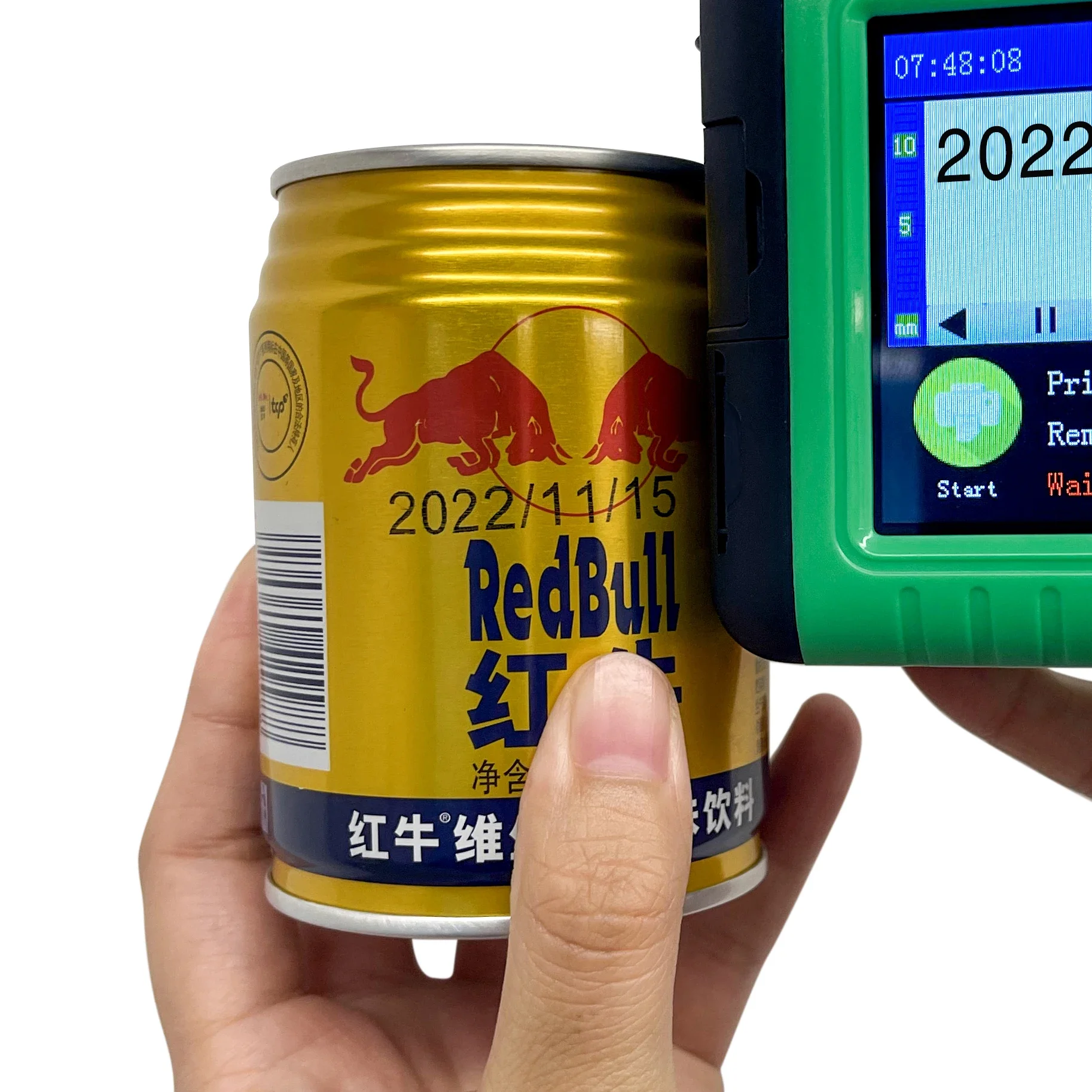 

New design mini handheld inkjet printer coding expiry date on PET materials