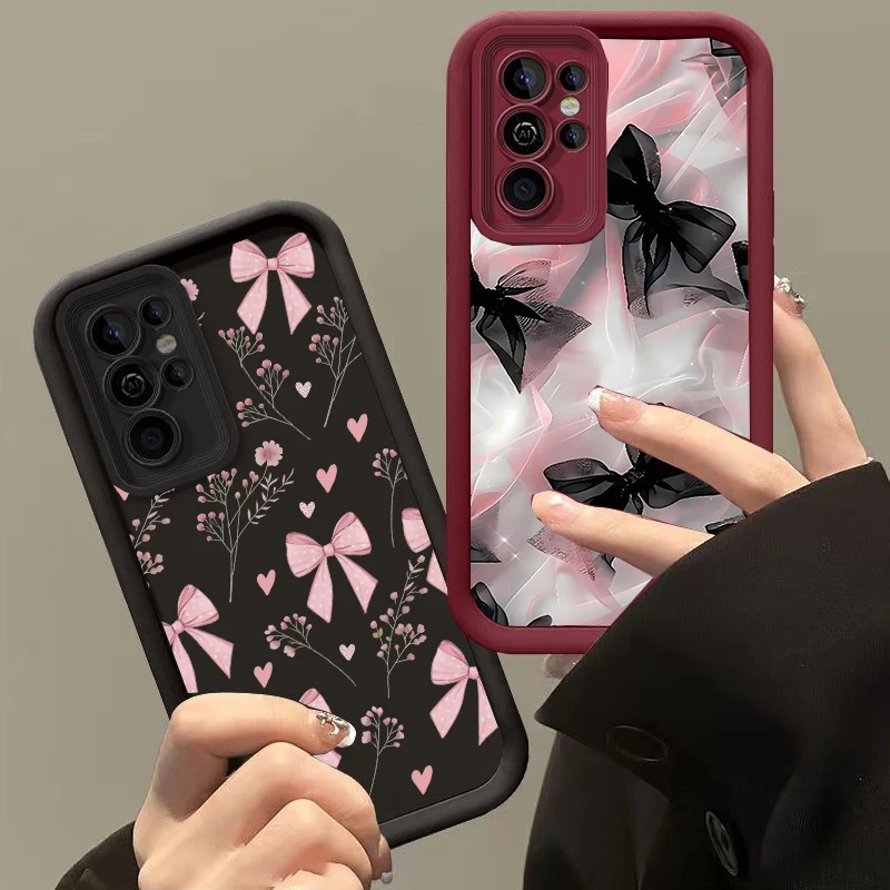 Chic Pink Bow Phone Case