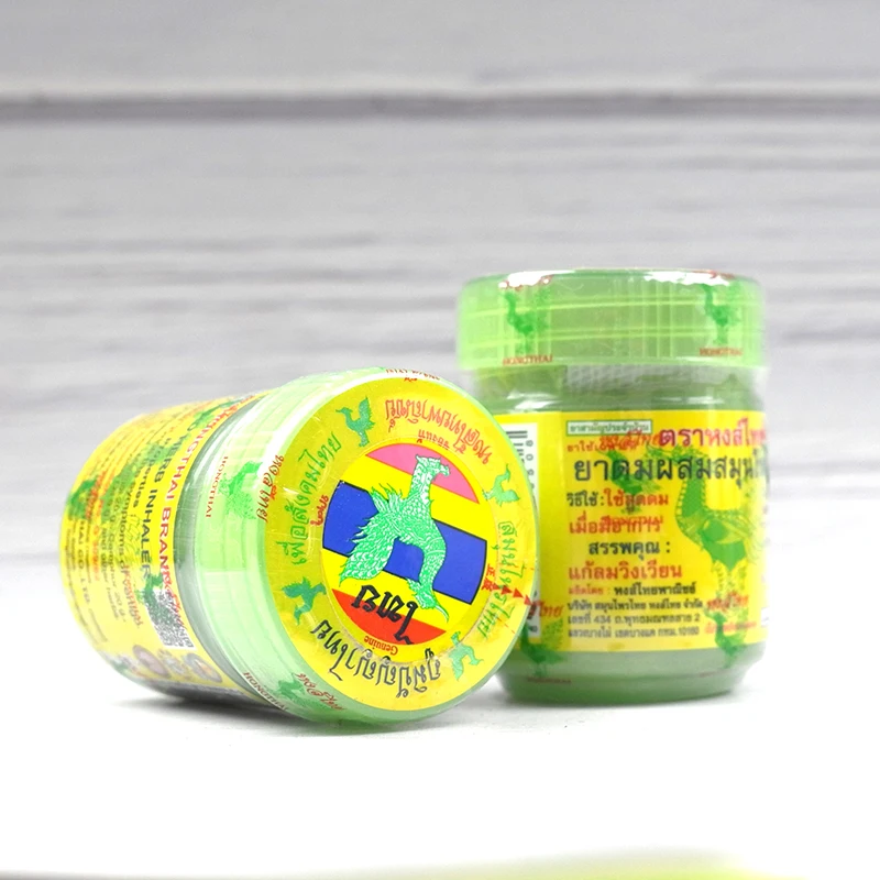 HongThai Herb Inhaler Mint Refresh Headache Dizziness Muscle Massage Relax Essential treatment