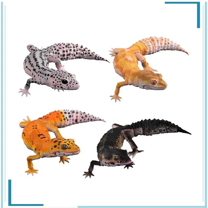 BANDAI, биология, иллюстрация, руководство, имитация Eublepharis ваша, подвижная фигурка жирного хвоста, охраняющая дворец, модель игрушек