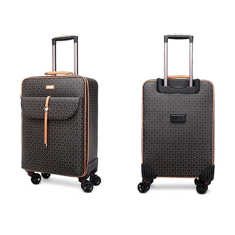 Fashion Vintage Suit Luggage With Handbag 16 Inch Suitcase 20